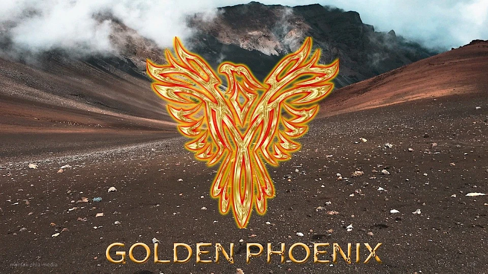 Golden Phoenix Washes Its Feathers