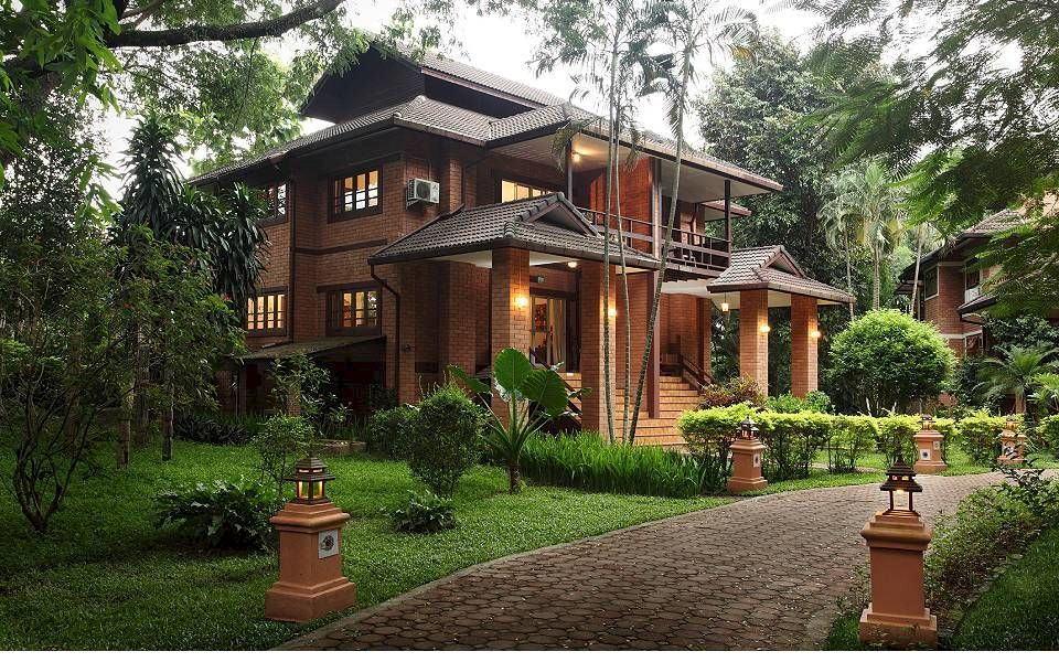 Red earth bricks