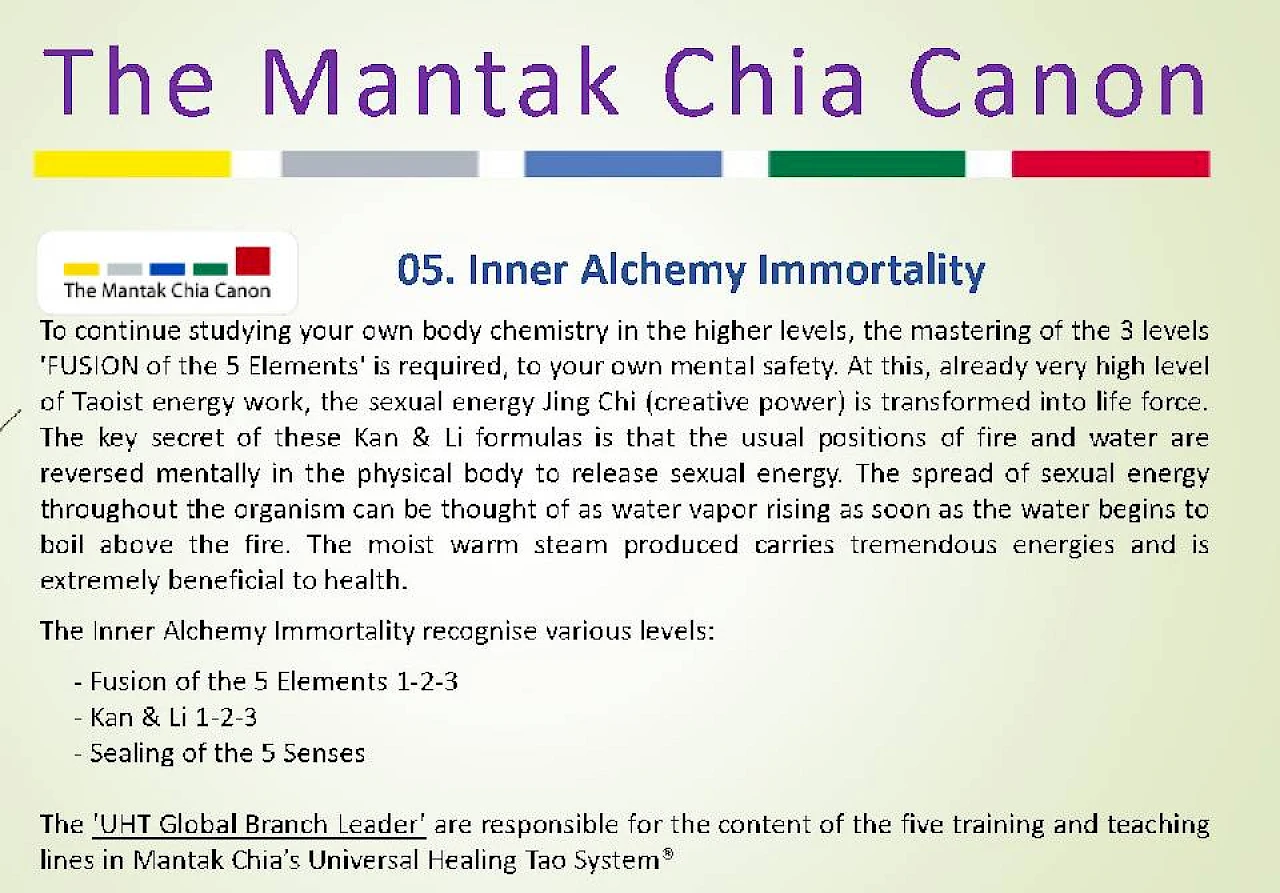 Die f&uuml;nfte Heilkunst: Innere Alchemie Unsterblichkeit (Farbcode rot)